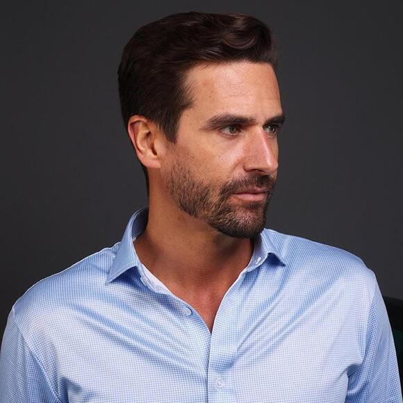 Collars & Co. NWOT Quattro Flex Dress Shirt with Semi-Spread Collar - Size 2XL - Picture 2 of 5